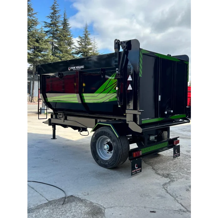 Uyanık Yatağanlı Tek Dingil Havuz Kasa Römork