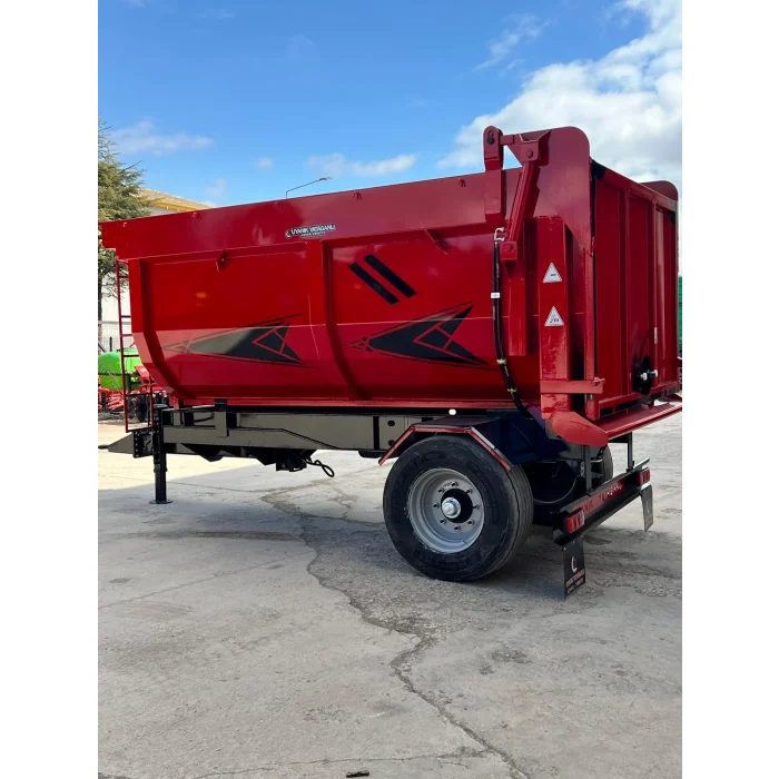 Uyanık Yatağanlı Tek Dingil Havuz Kasa Römork