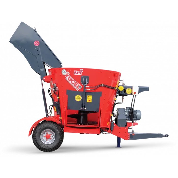 Özyücel 3m³ Çekilir Tip Yem Karma Makinesi