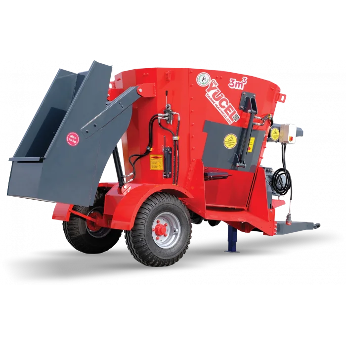 Özyücel 3m³ Çekilir Tip Yem Karma Makinesi