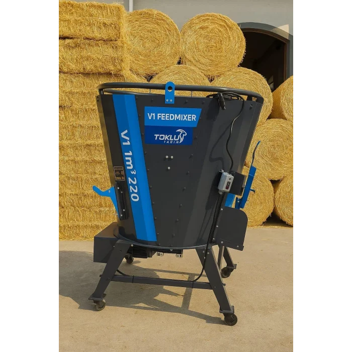 Toklu Dikey Yem Karma Makinesi 220V (ev elektriği ile çalışır)