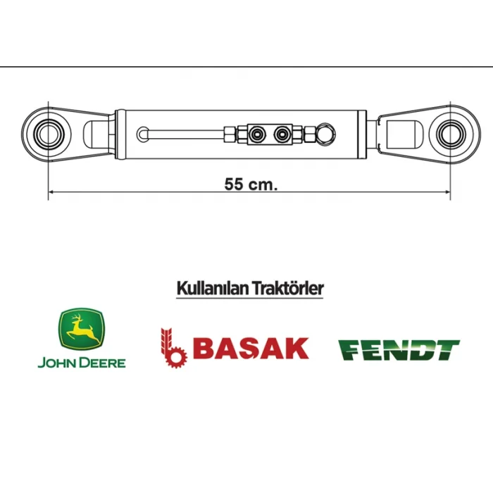 Bozyiğitler Traktör Hidrolik Ortakol - 55 Cm