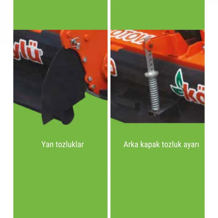 Köylü Mini Sabit Bahçe Tipi Rotovatör