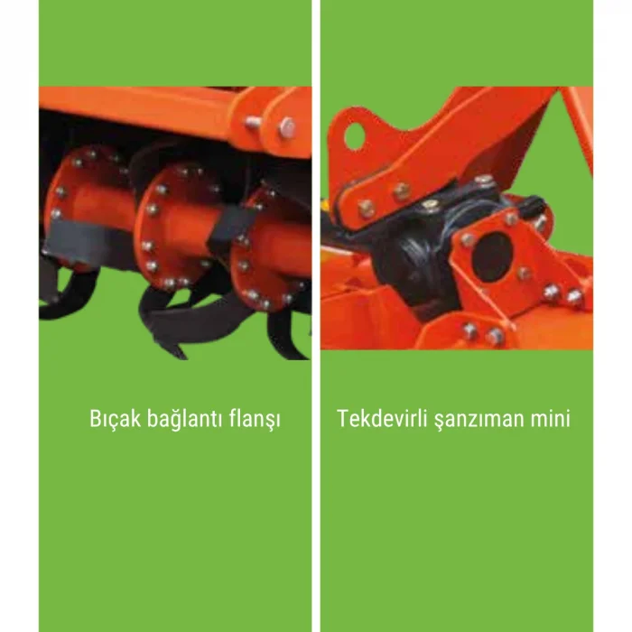 Köylü Mini Sabit Bahçe Tipi Rotovatör