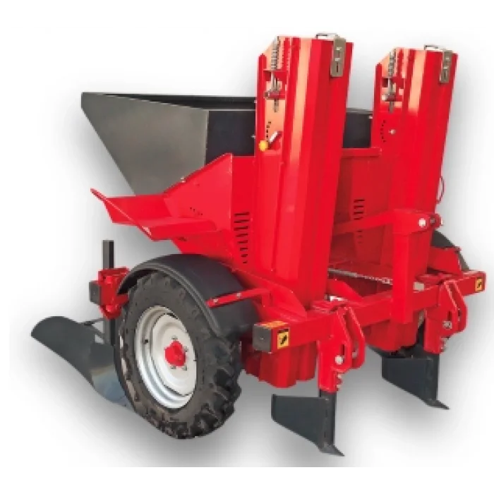 PDO 2N İki Sıralı Yarım Otomatik Patates Ekim Makinası (lastik bantlı)