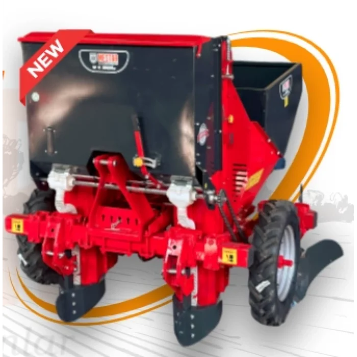 PDO 2N İki Sıralı Yarım Otomatik Patates Ekim Makinası (lastik bantlı)