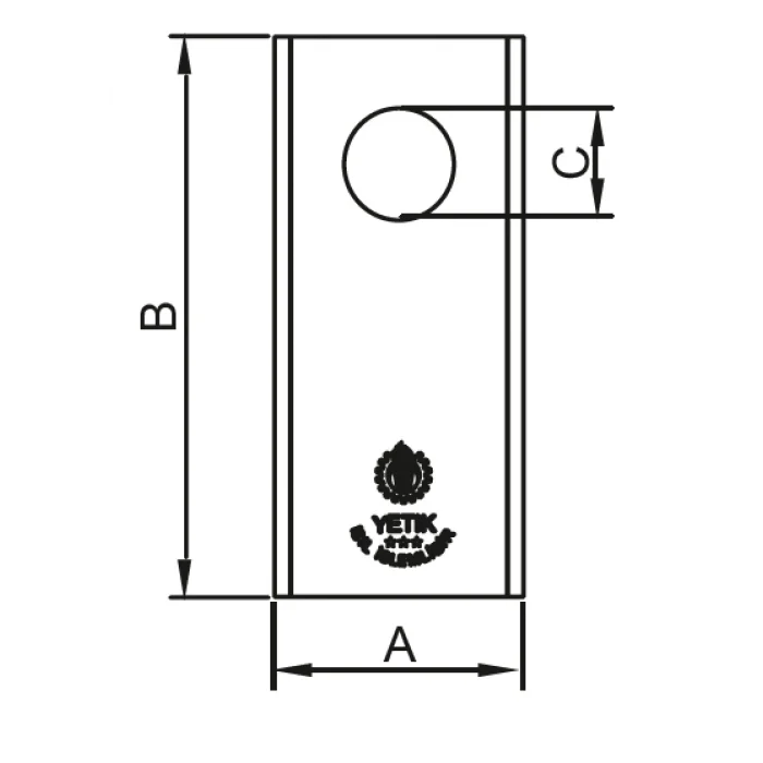 Yetik Çayır Biçme Bıçağı 10 cm