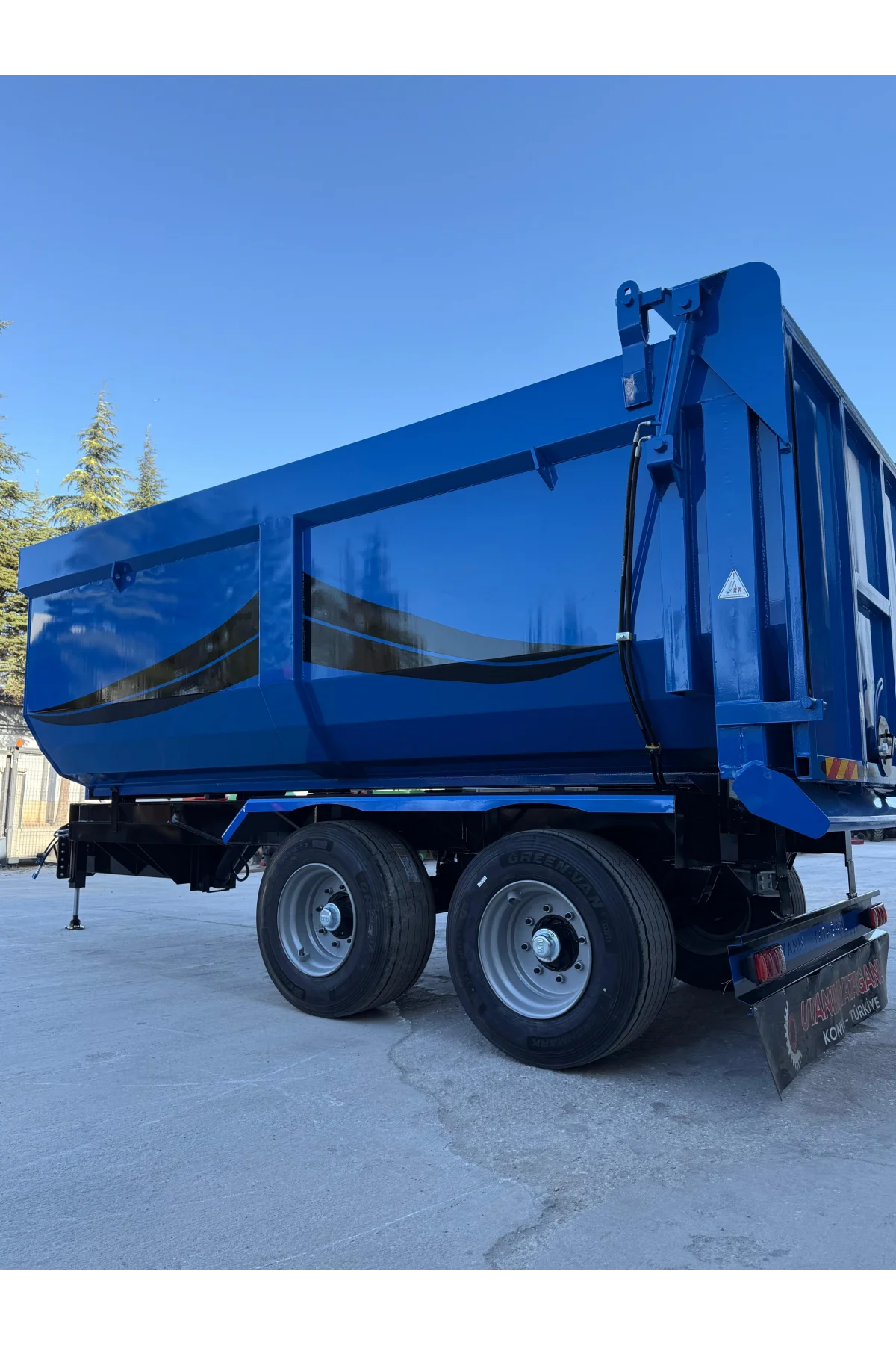 Uyanık Yatağanlı Tandem Dingil Havuz Kasa Römork