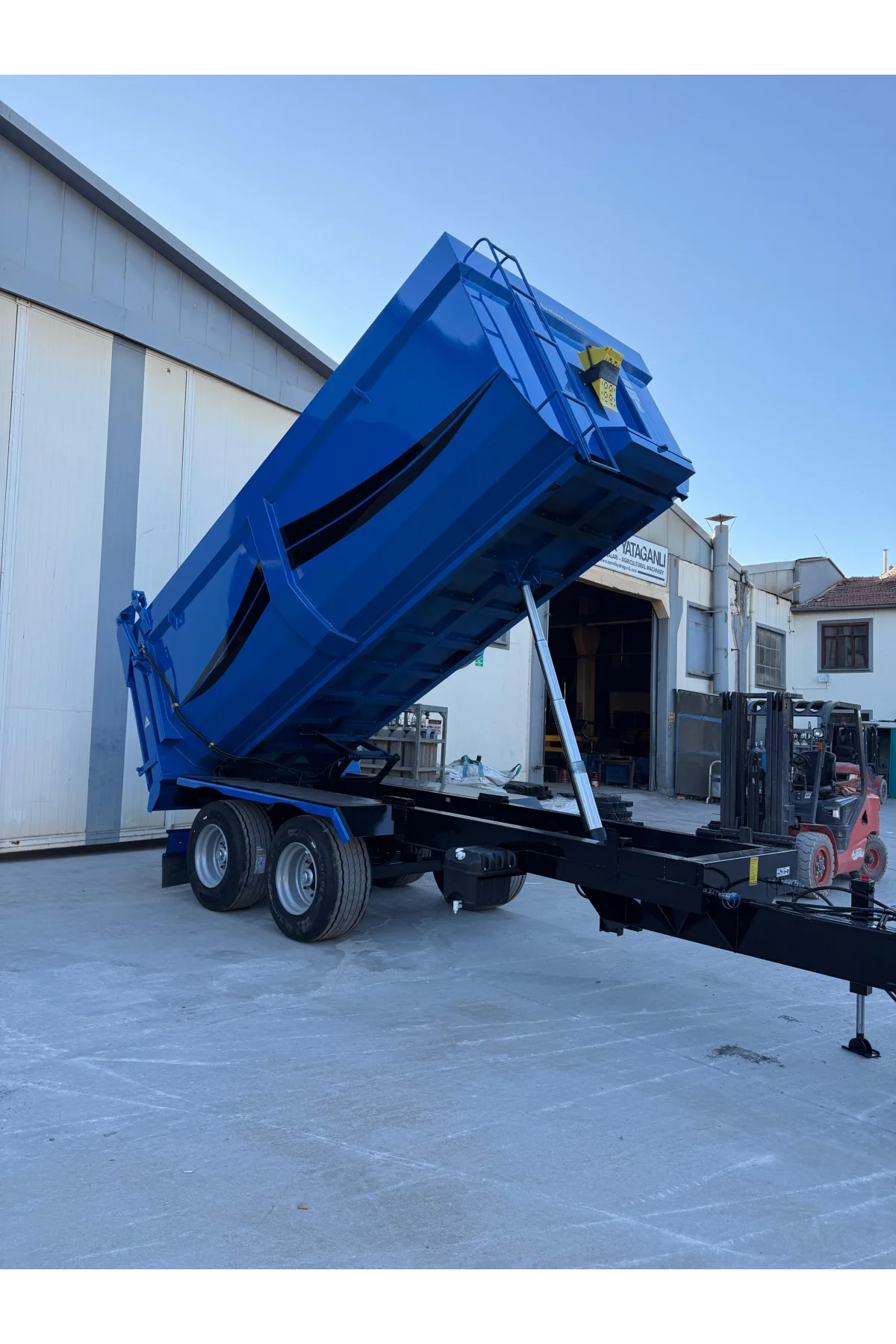 Uyanık Yatağanlı Tandem Dingil Havuz Kasa Römork