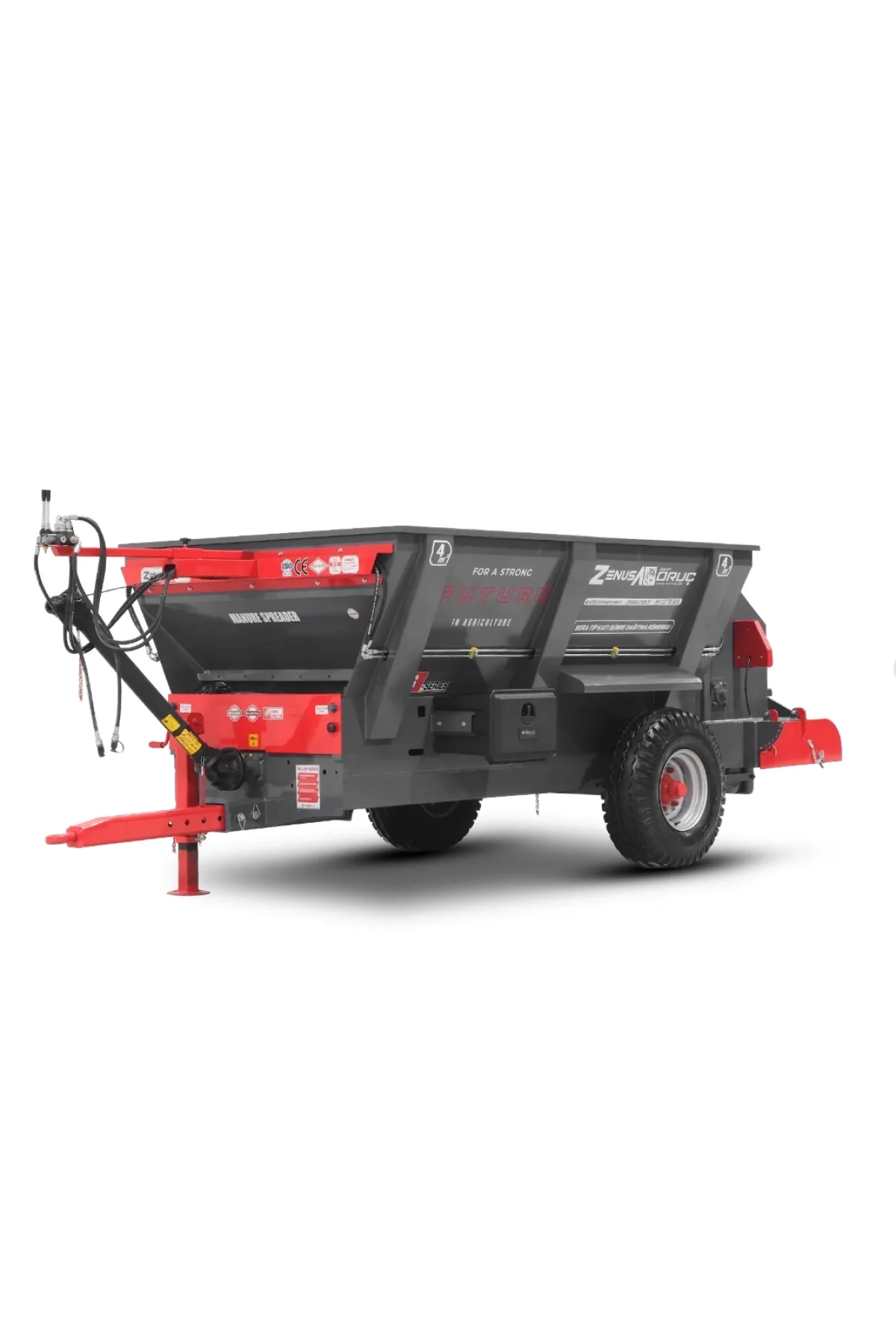 Cahit Oruç Zenusa Sera Tip Katı Gübre Dağıtma Römork