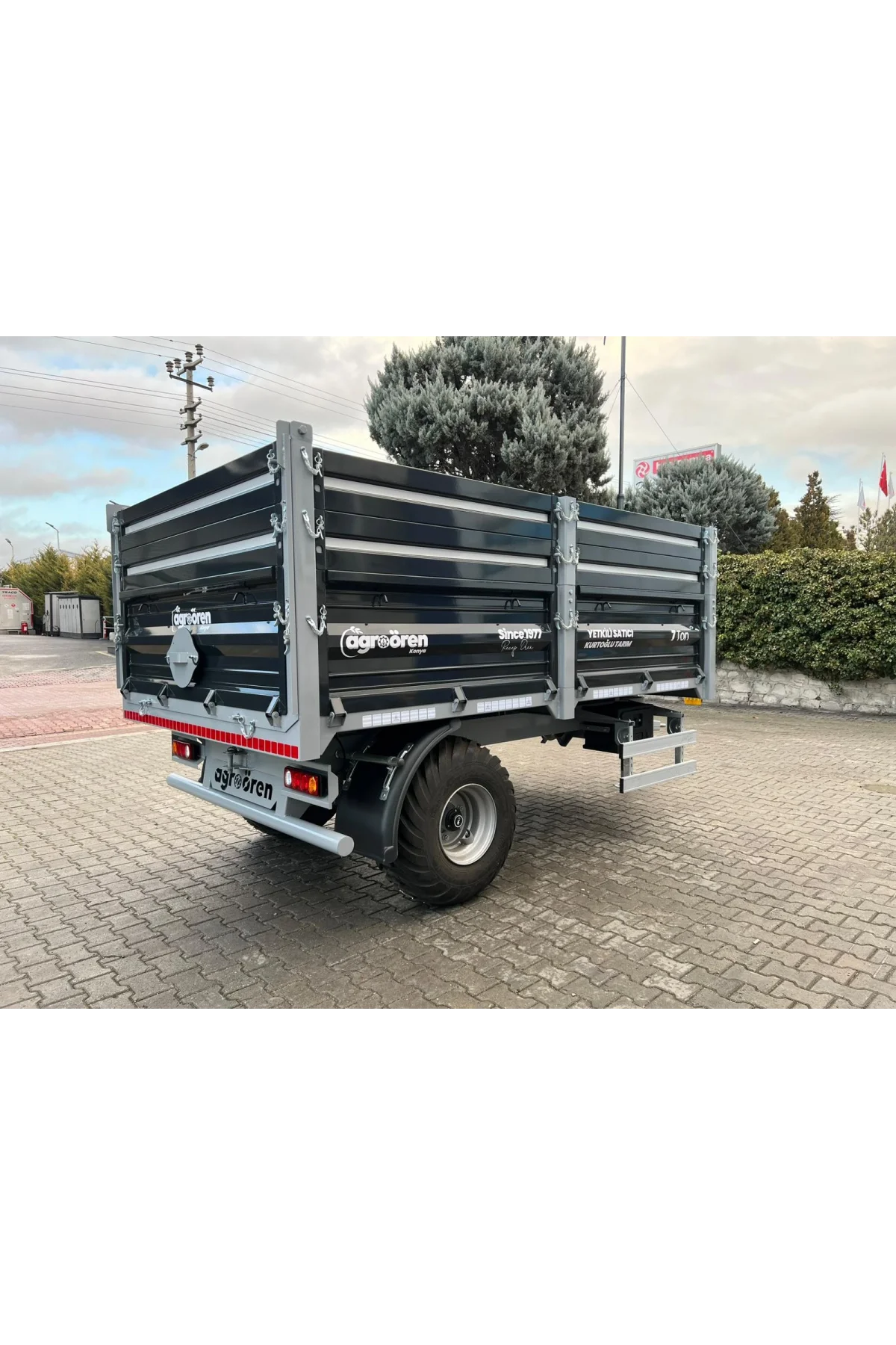 Agro Ören Tek Dingil Römork