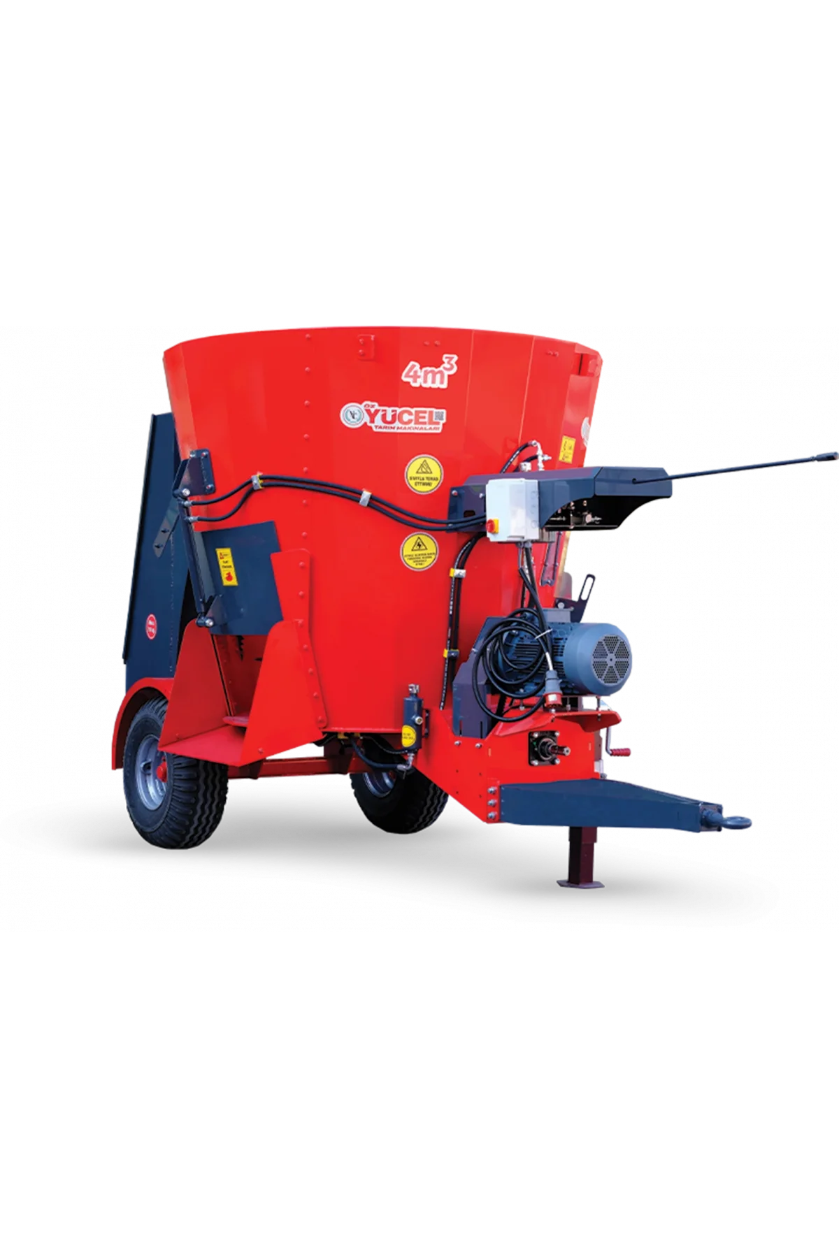 Özyücel 4m³ Çekilir Tip Yem Karma Makinesi