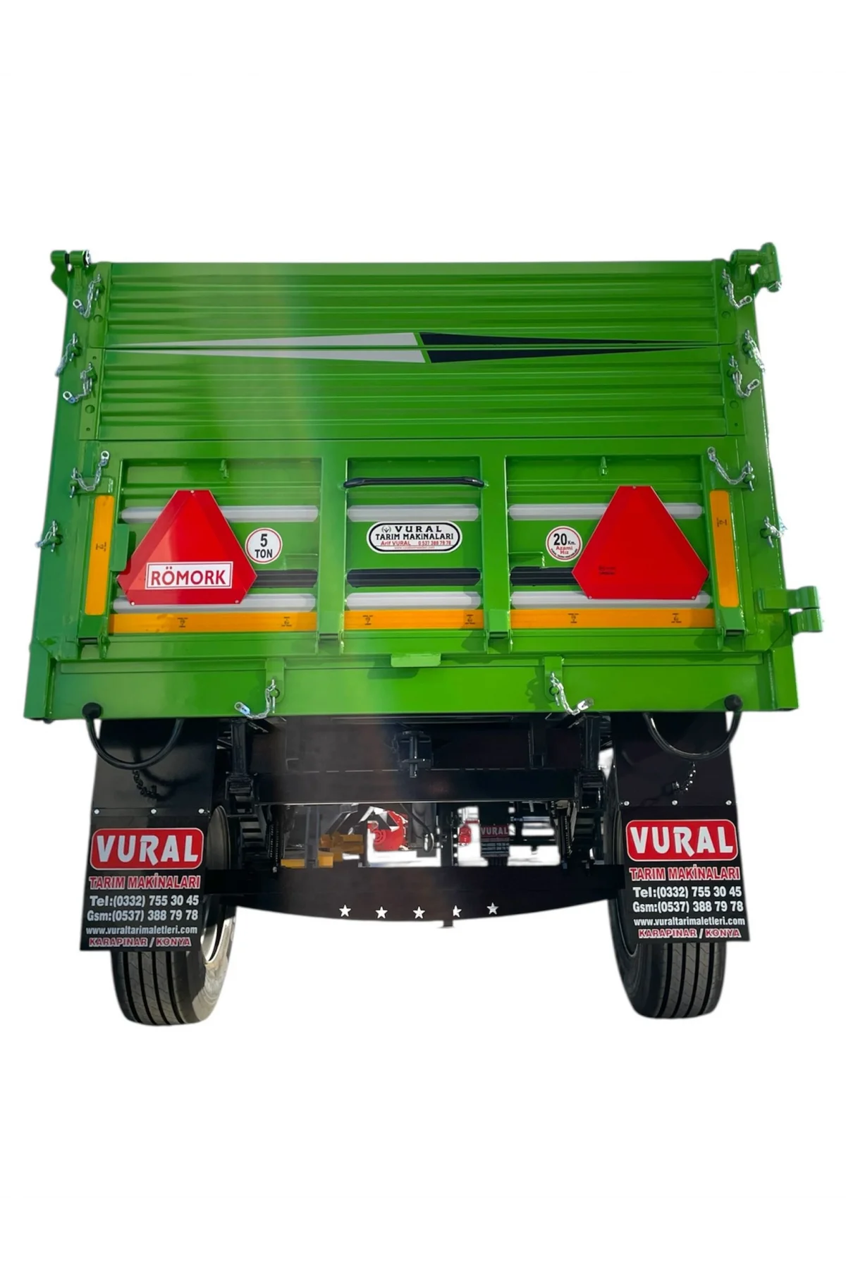 Vural Tek Dingil 5 Ton Römork