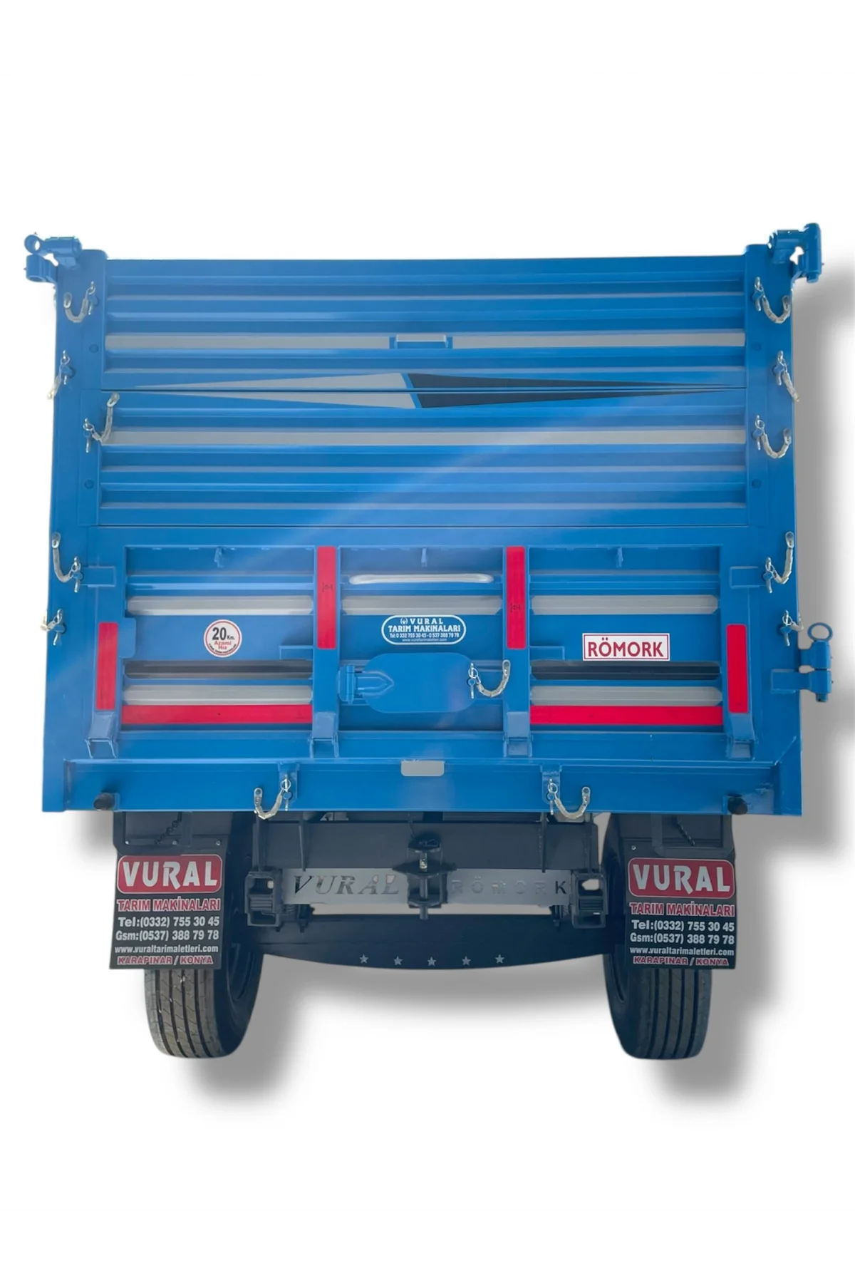 Vural Çift Dingil Römork
