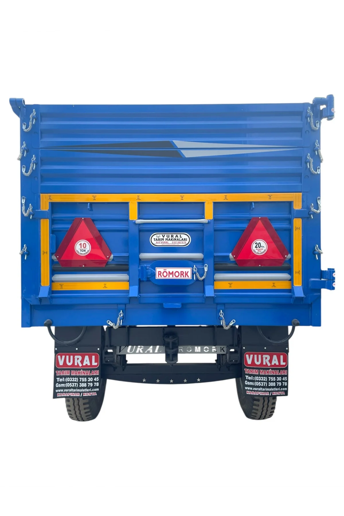 Vural Çift Dingil Römork