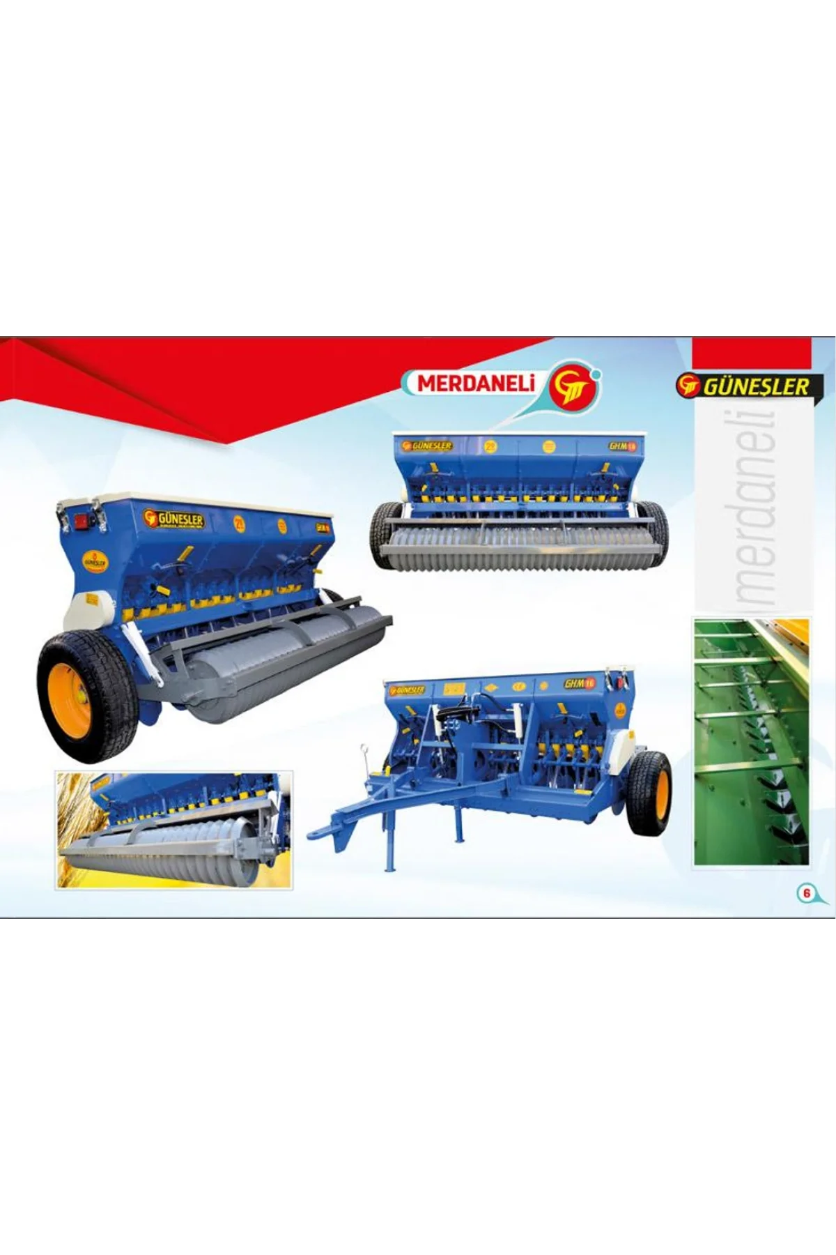 Güneşler Sıralı Ekim Mibzeri Merdaneli (Dublex Lastik)