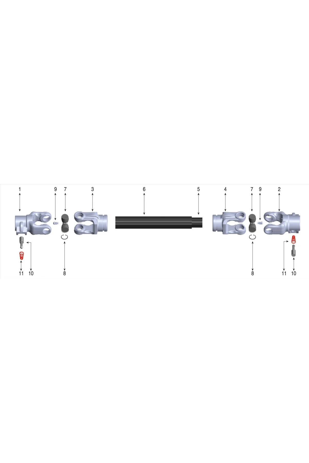 GÜRELLER S200 Gübre Serpme Şaftı