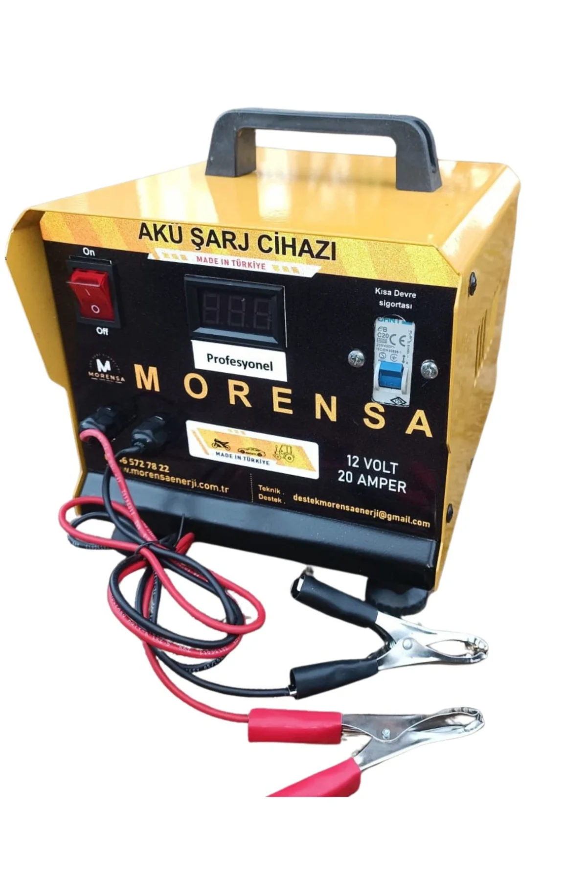 Akü Sarj Cihazı 12 Volt 20 Amper