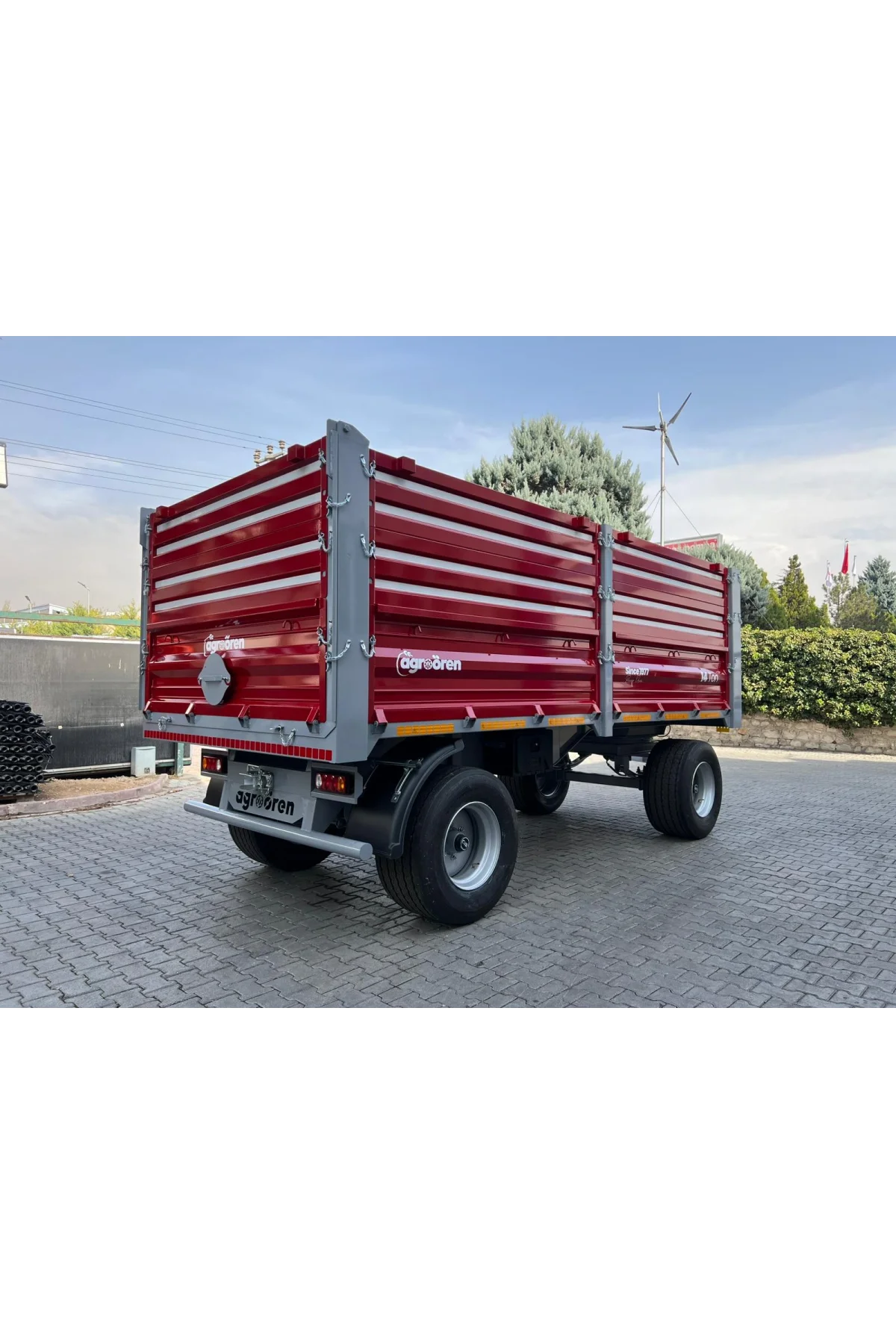 Agro Ören Çift Dingil Römork