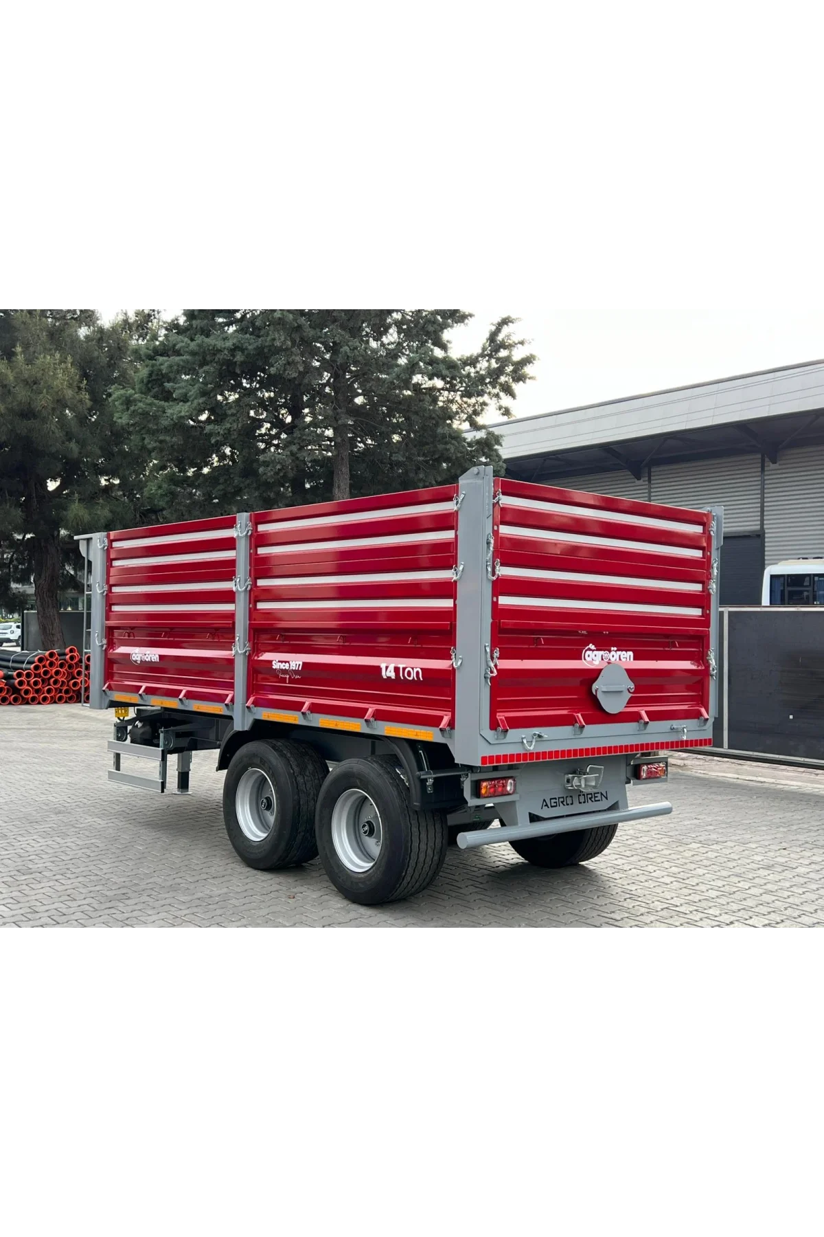 Agro Ören Çift Dingil Tandem Römork