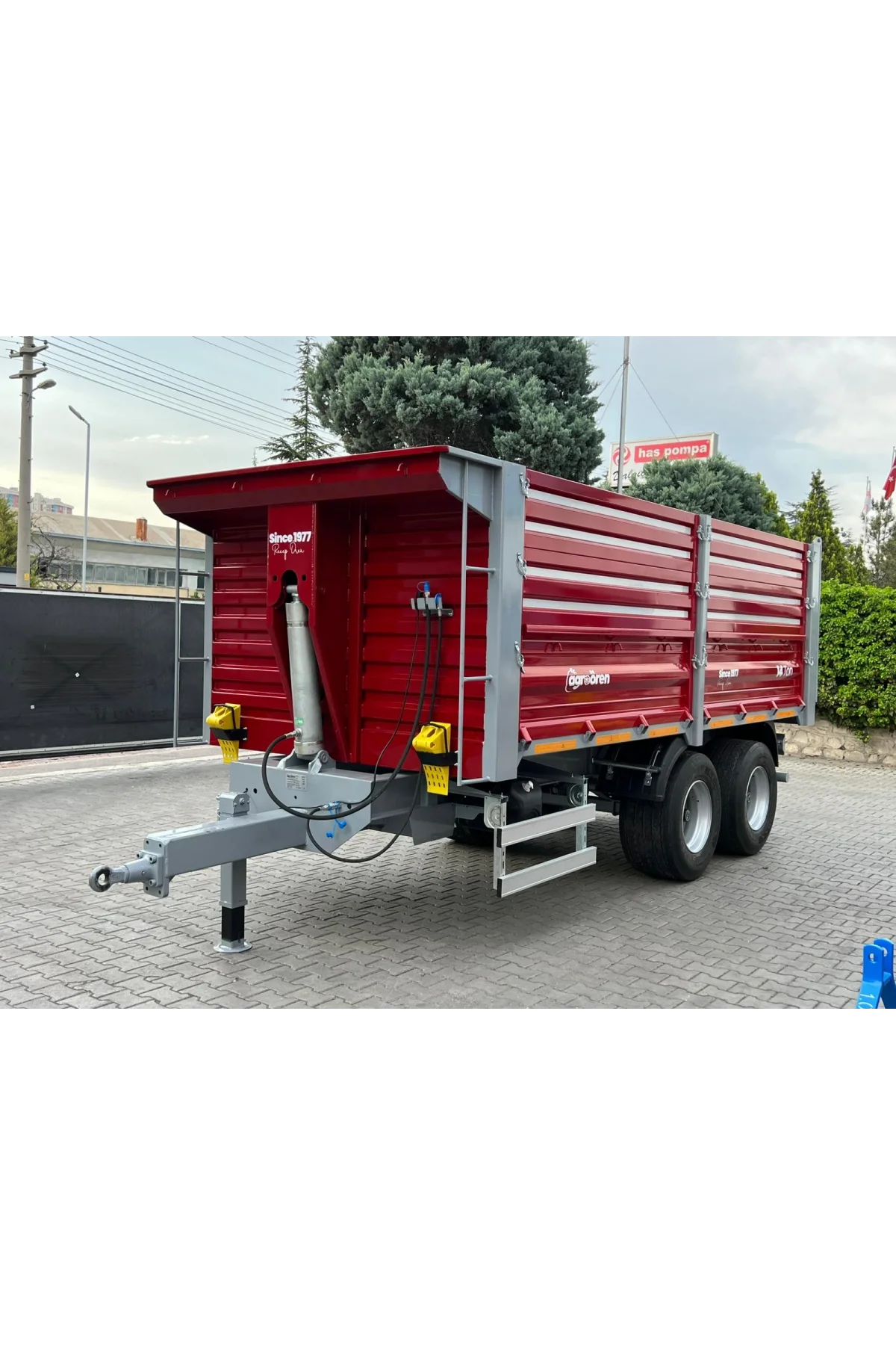 Agro Ören Çift Dingil Tandem Römork