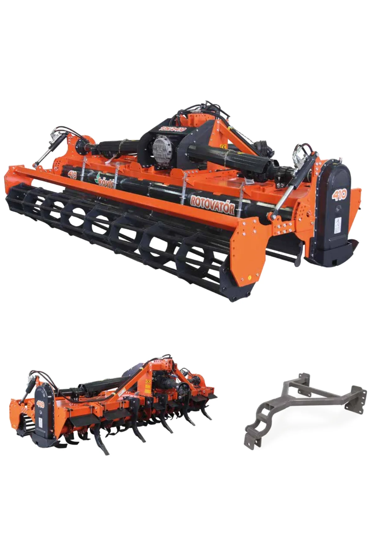 Köylü Çift Çıkışlı Standart Tarla Tipi Rotovatör