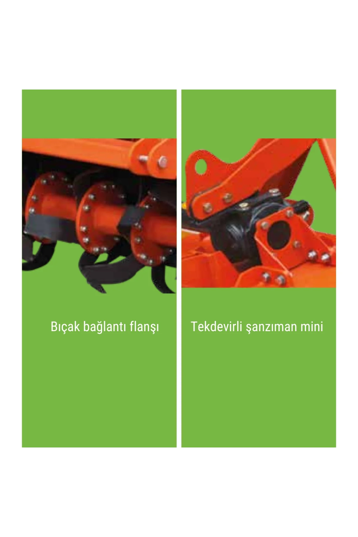 Köylü Mini Sabit Bahçe Tipi Rotovatör