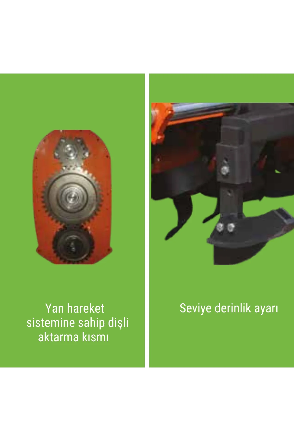 Köylü Standart Bahçe Tipi Hidrolik Rotovatör
