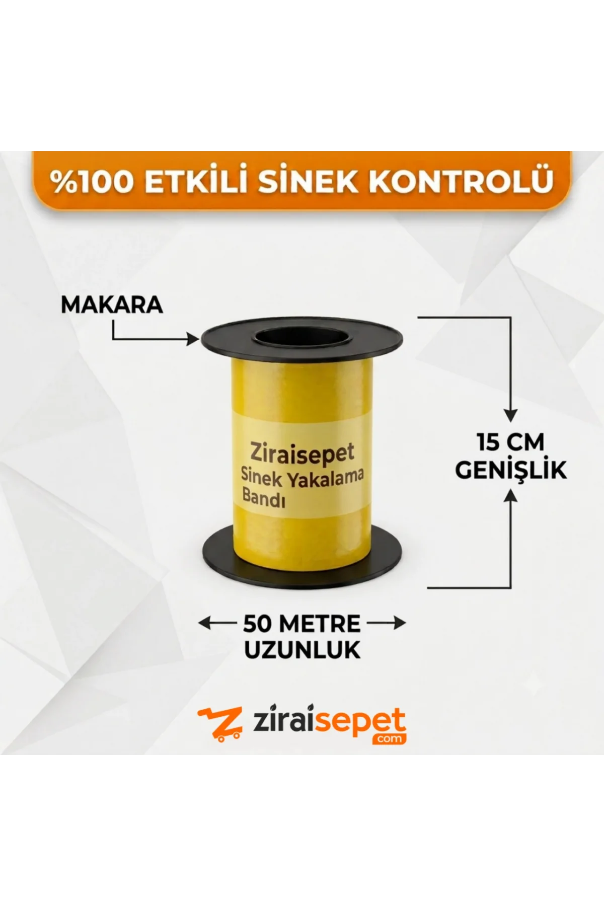 Sinek Yakalama Bandı 15x50 Metre