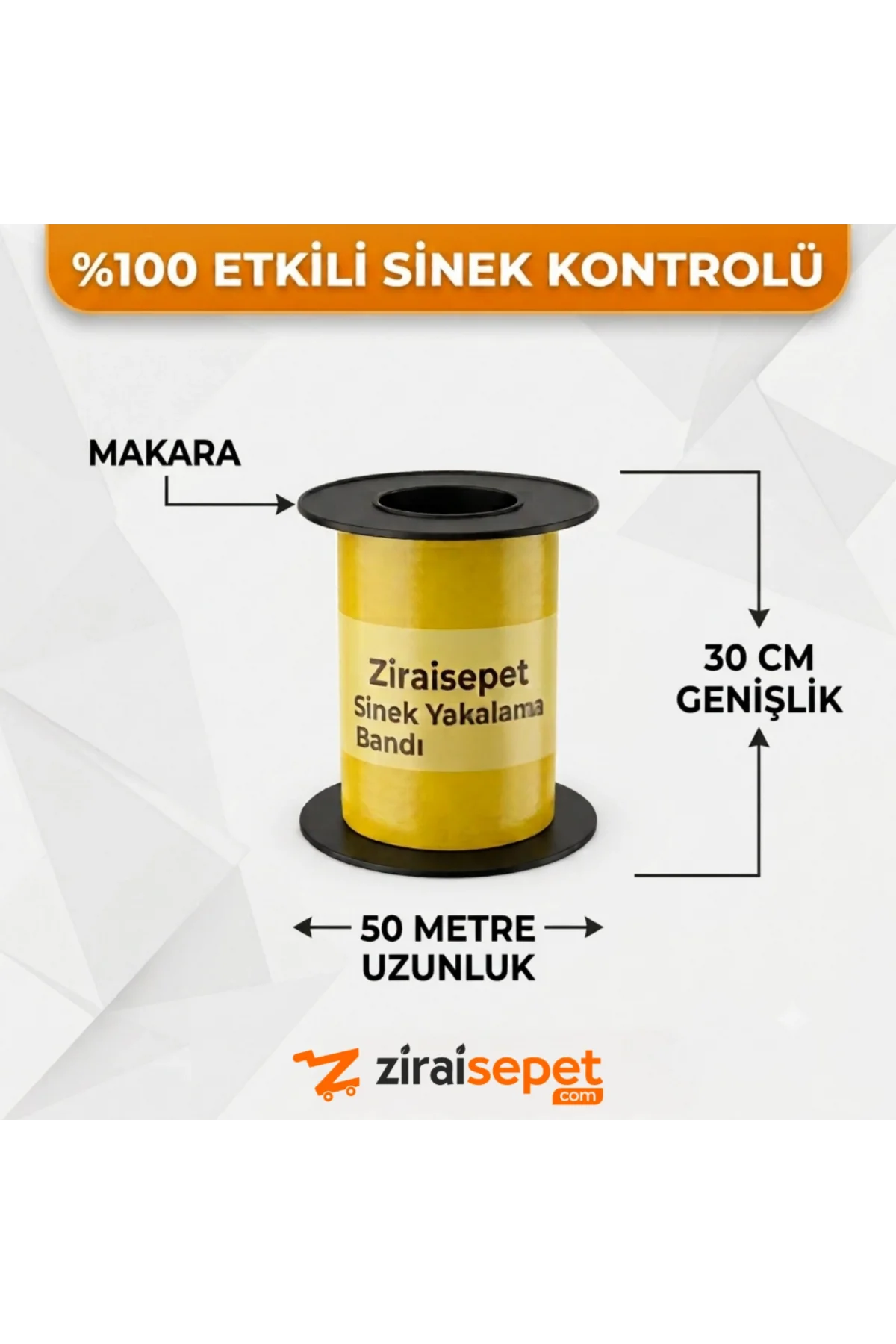 Sinek Yakalama Bandı 30x50 Metre