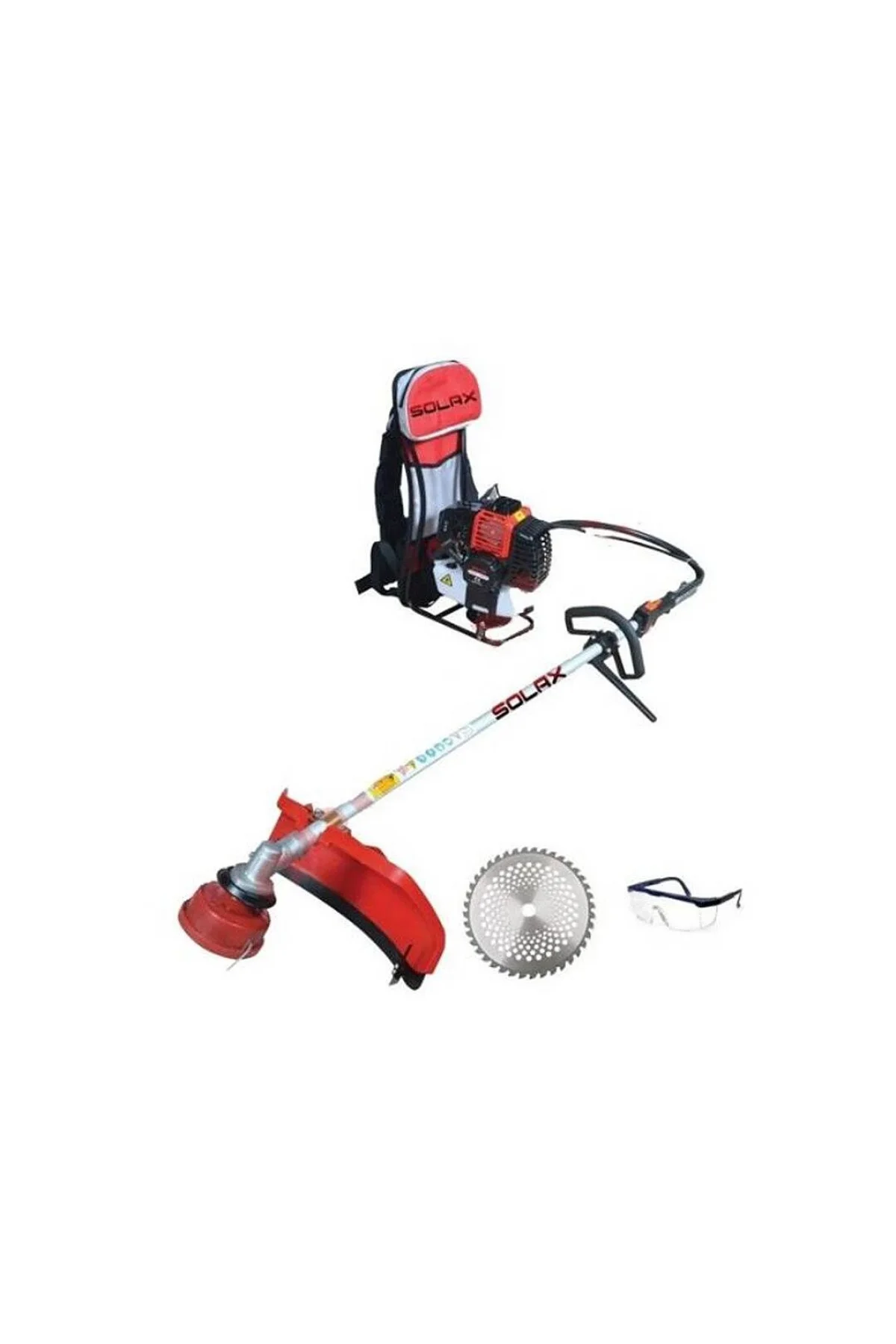 Solax Benzinli Motorlu Sırt Tırpanı 64cc BGTC64