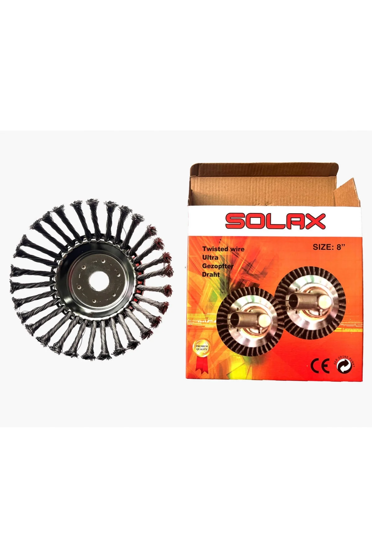 Solax KTA 8C Kaldırım Temizleme Tırpan Aparatı 8 Üniversal