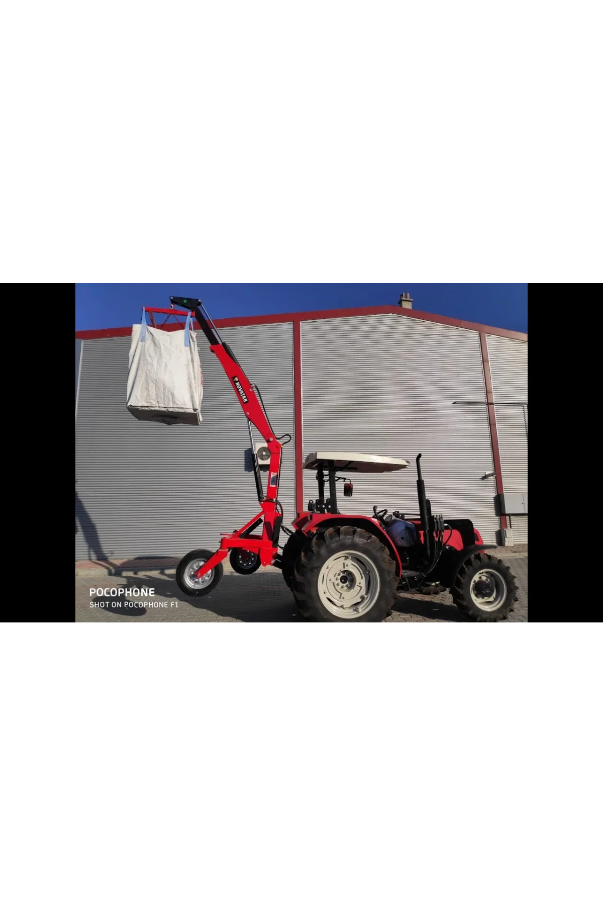 Traktör Arkası Vinç