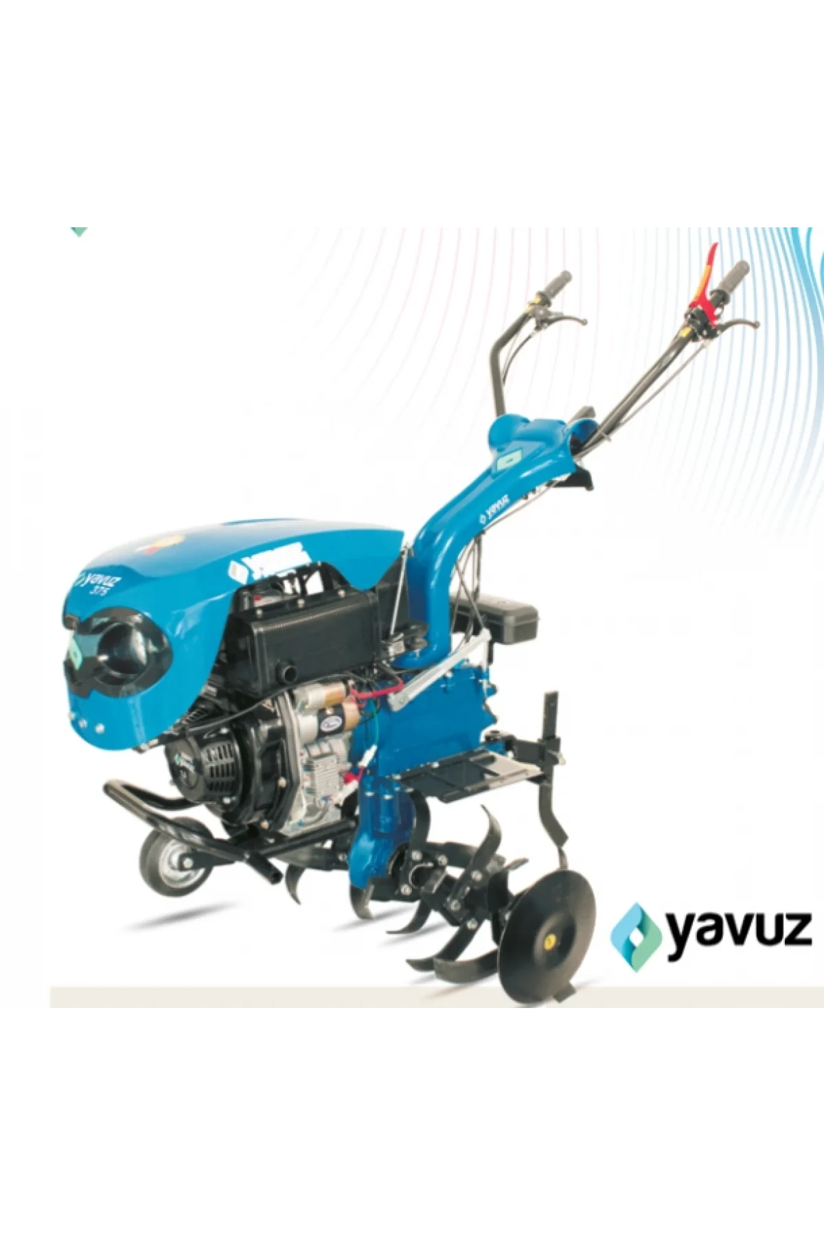 Yavuz 375 Serisi 10 HP Marşlı Dizel Çapa Makinesi (186FE) (Tekersiz)