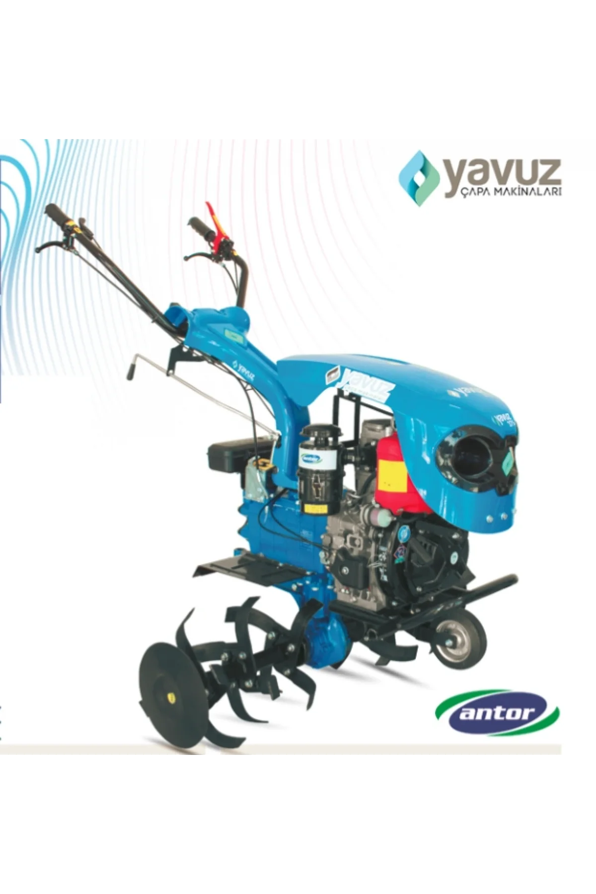 Yavuz 375 Serisi ANTOR AD 320 Ağır Hizmet Dizel Çapa Makinesi (Tekersiz)