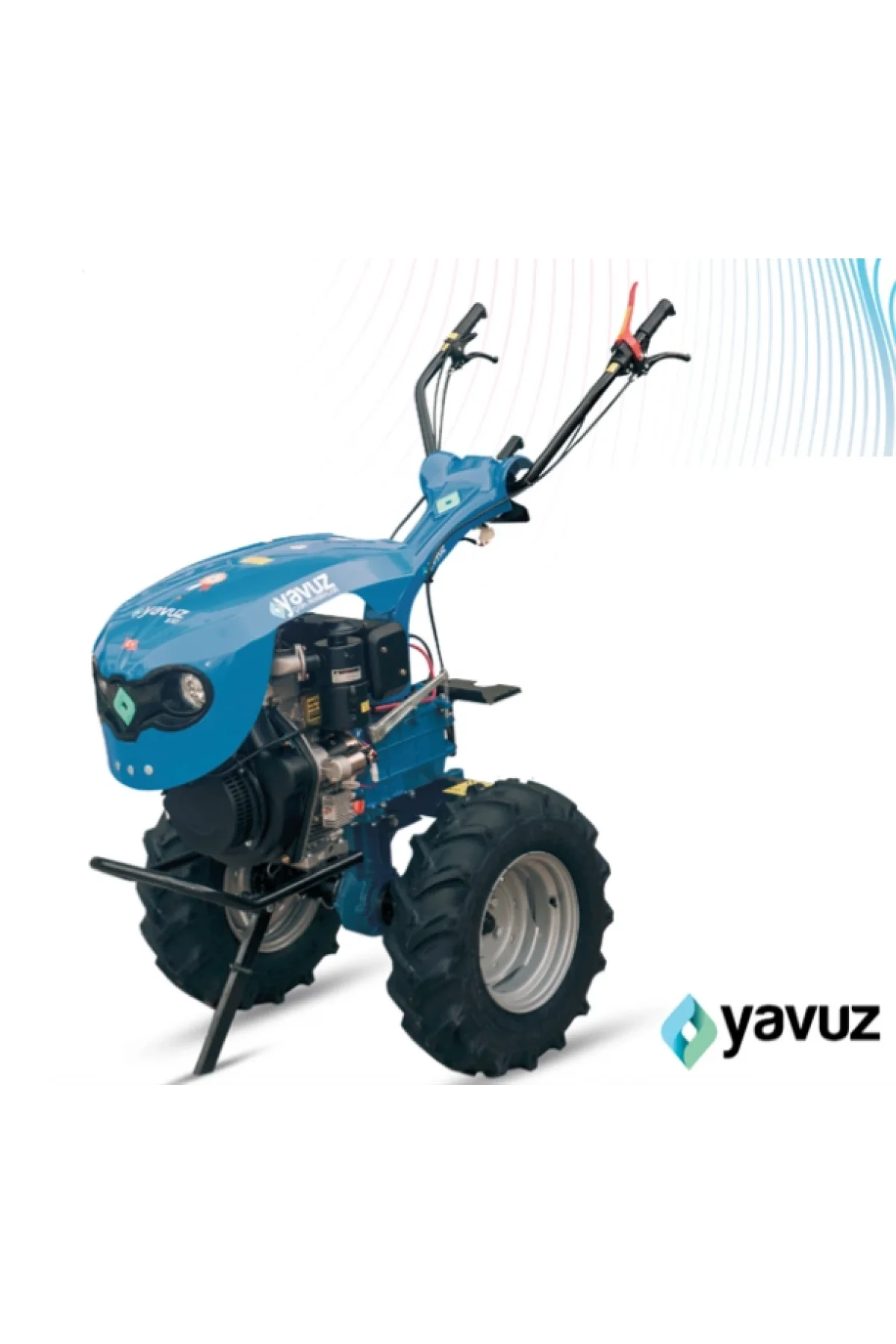 Yavuz 510 Serisi 10 HP Marşlı Dizel El Traktörü (186FE) (KOLSUZ BIÇAKSIZ)
