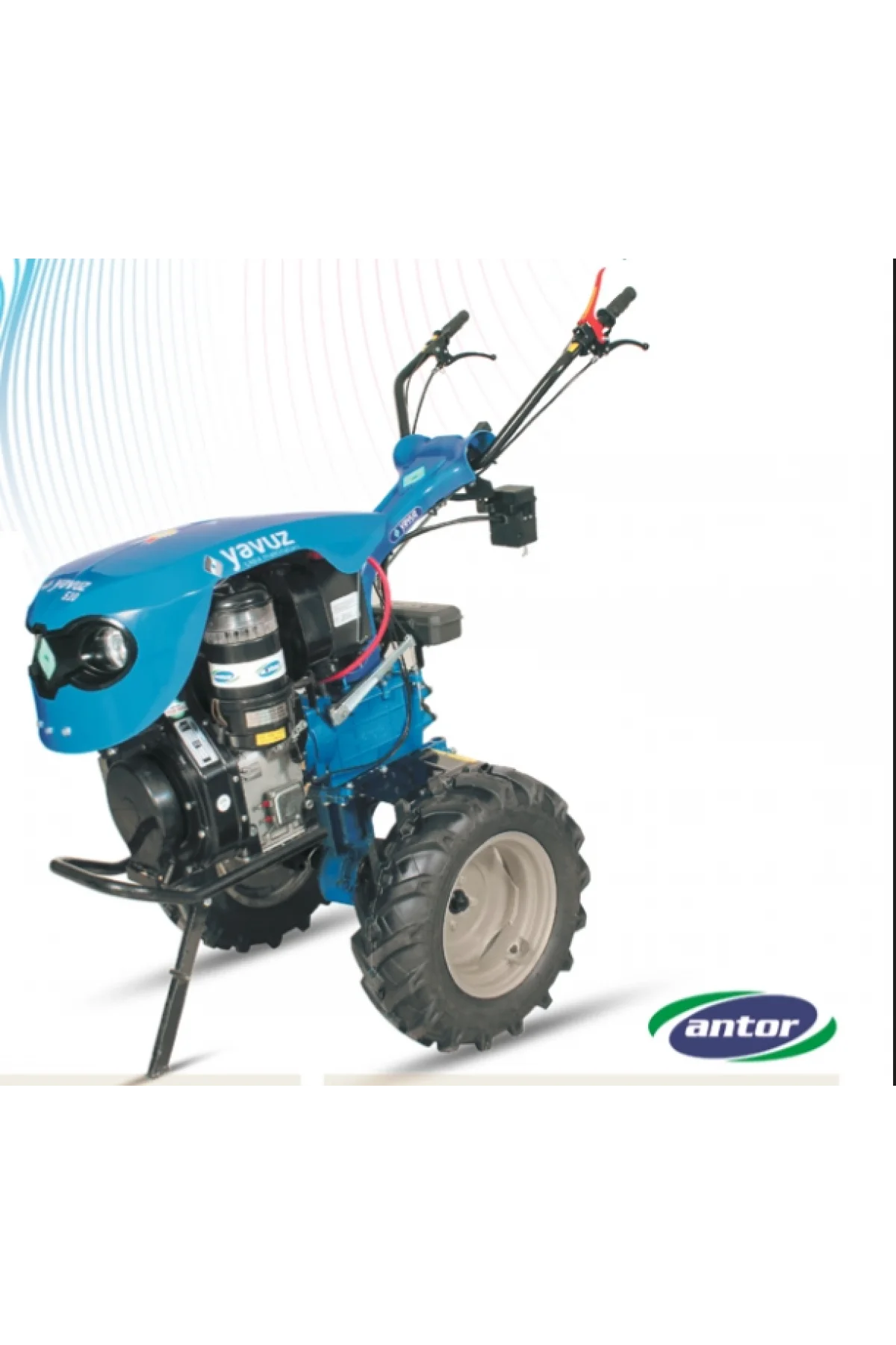 Yavuz 510 Serisi 12 HP ANTOR Motorlu Dizel El Traktörü (KOLSUZ VE BIÇAKSIZ)