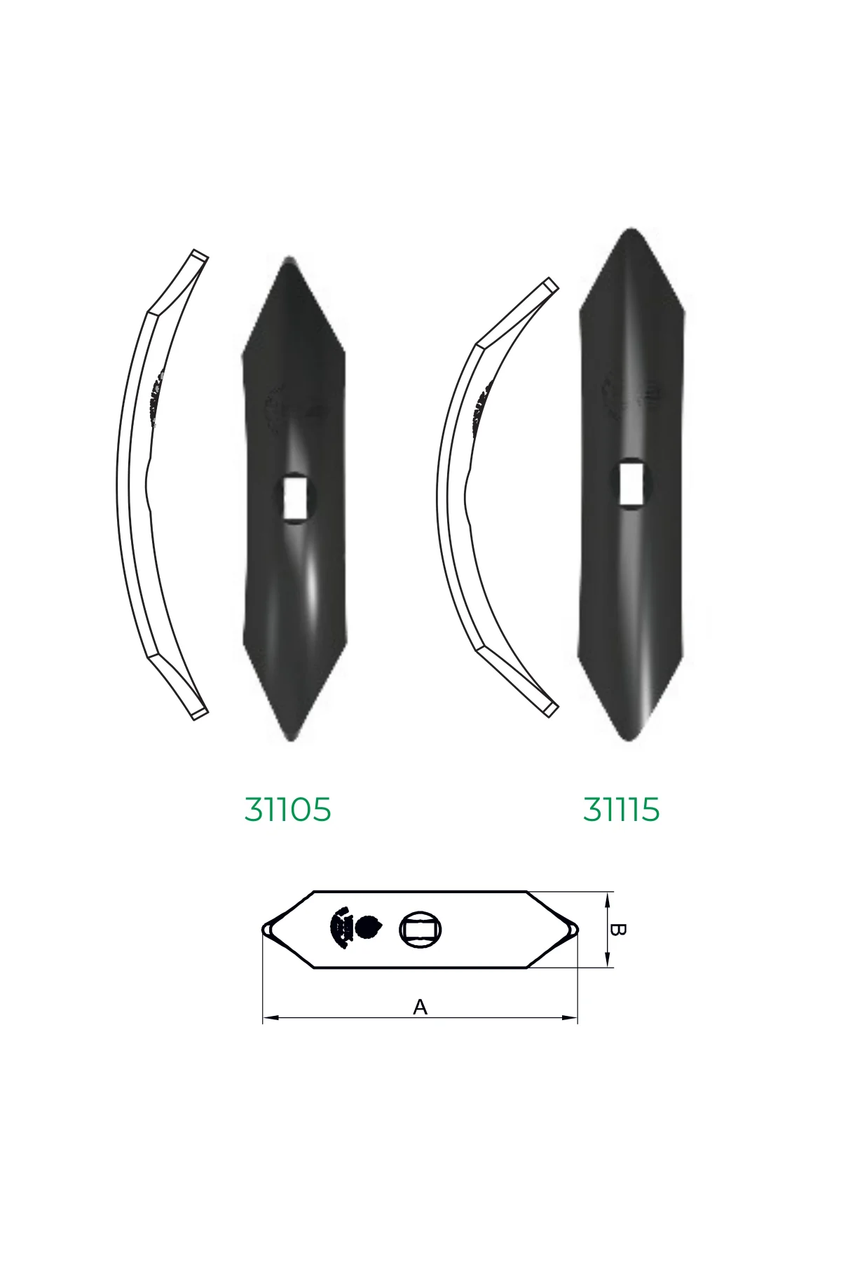 Yetik Hafif Tip Yılan Dili Kültivatör Pabucu