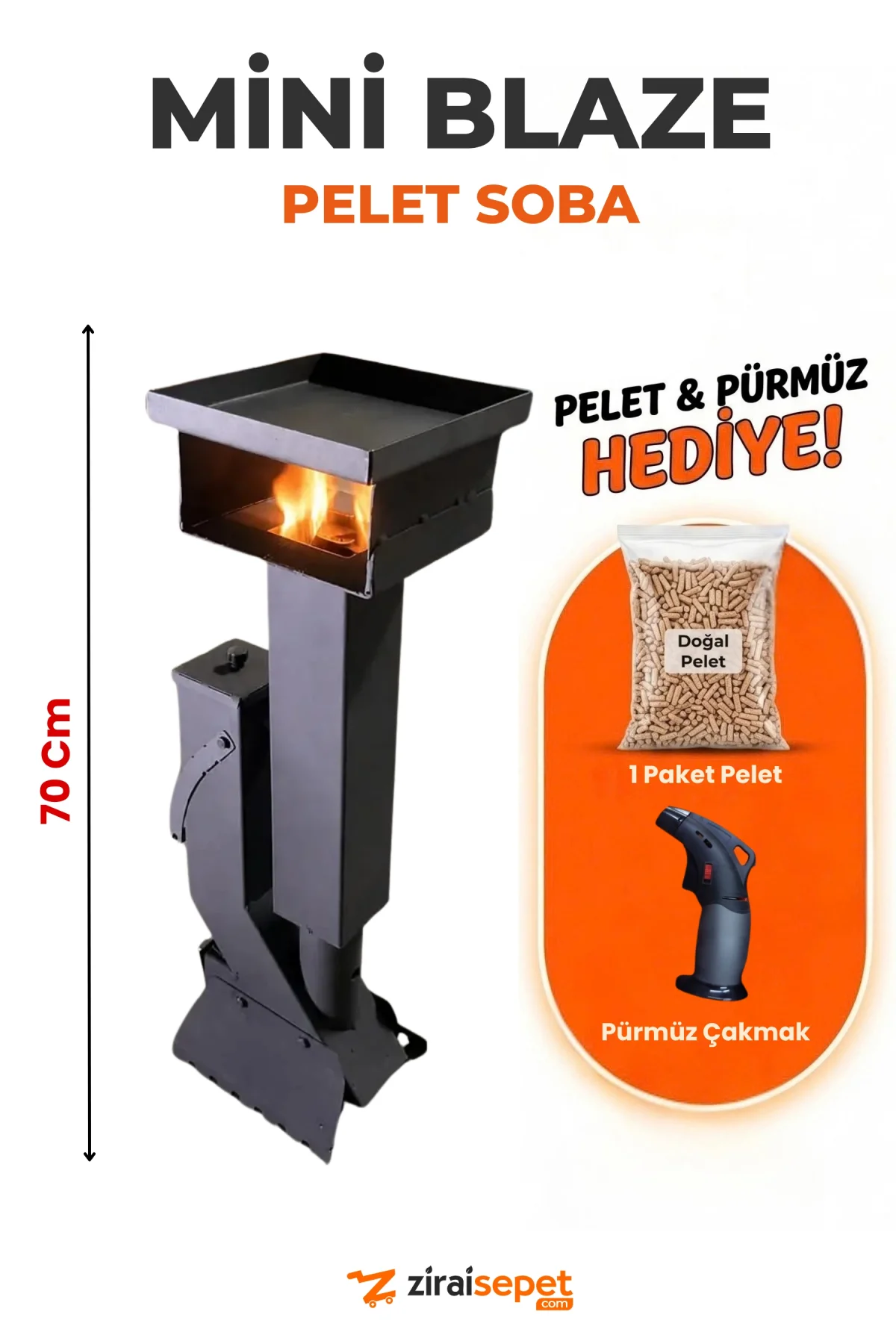 Ziraisepet Mini Blaze Pelet Soba