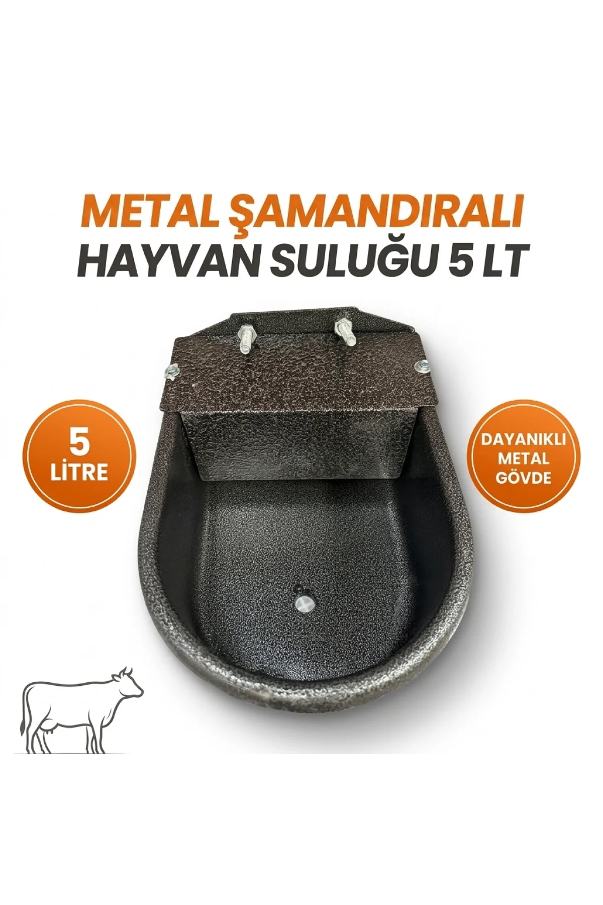 Zrs Metal Şamandıralı Hayvan Suluğu 5 Lt