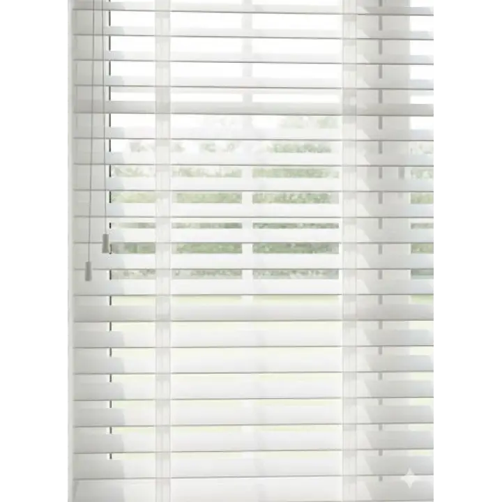 50 mm Beyaz Ahşap Jaluzi Perde