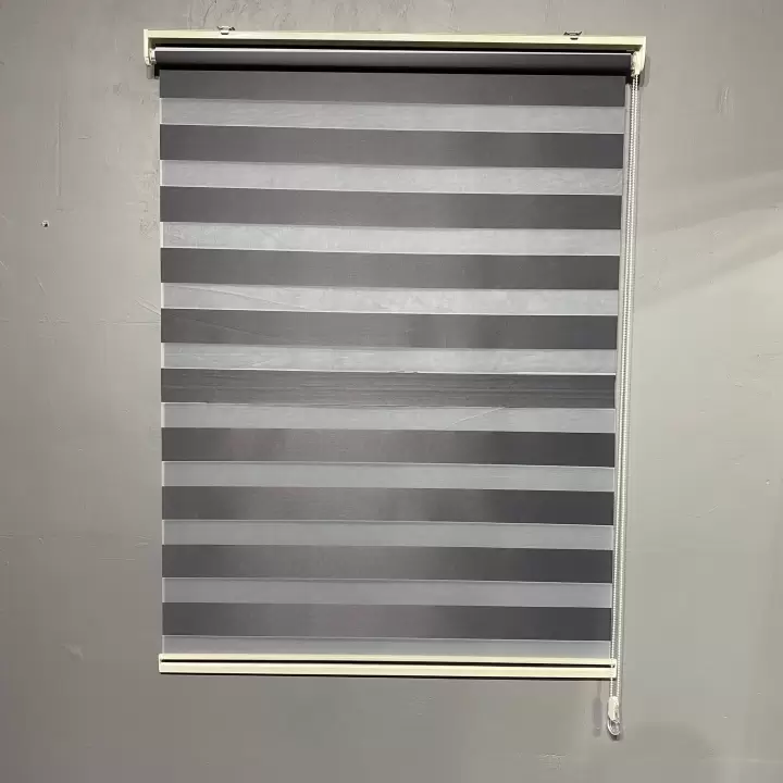Antrasit Blackout (Karartma) Zebra Perde