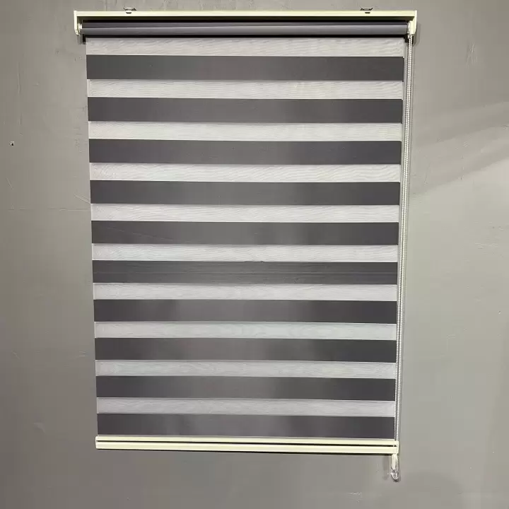 Antrasit Blackout (Karartma) Zebra Perde