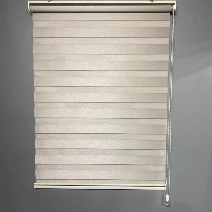 Bej Blackout (Karartma) Zebra Perde