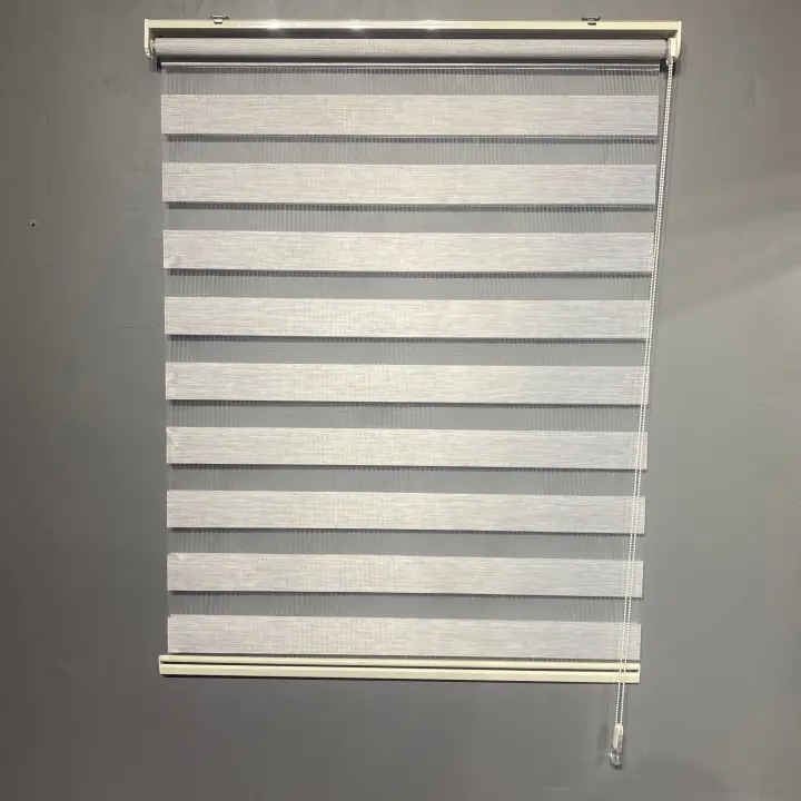 Gri Bambu Zebra Perde