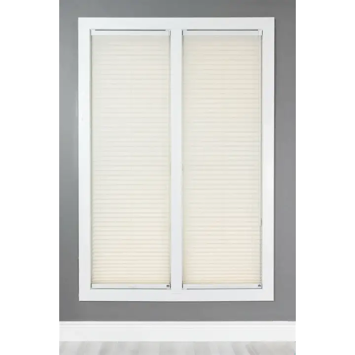 Kırık Beyaz (Ekru) Plise Perde - Cam Balkon Perdesi