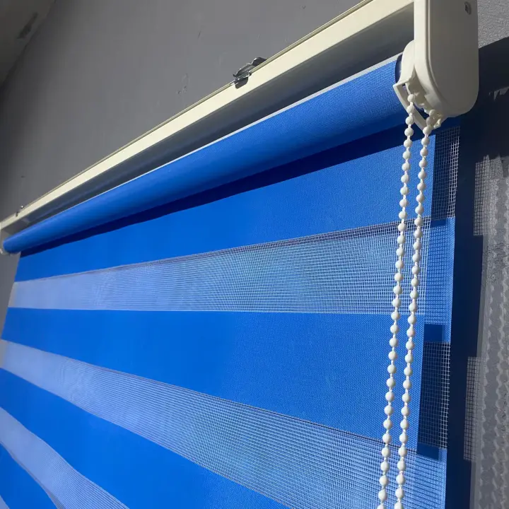 Mavi Zebra Perde