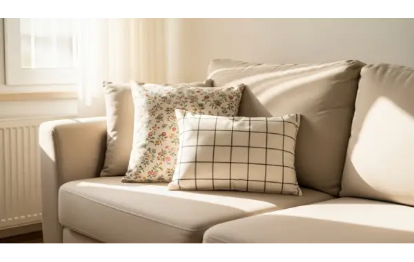 DIY Projesi: Eski Perdelerden Yazlık Kırlent Kılıfı Yapımı