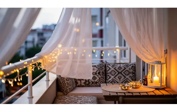 Yaz Akşamları İçin Balkon Perdesi Fikirleri