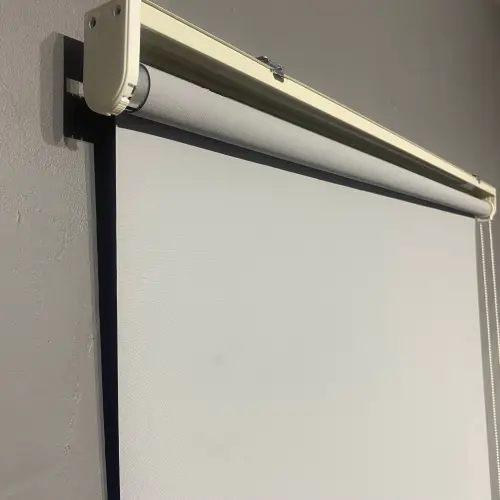 Gri Mat Polyester Stor Perde